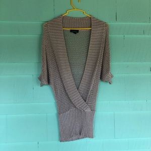 Bebe gold glittery top